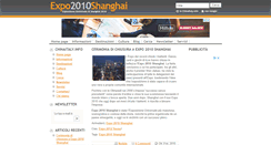 Desktop Screenshot of expo2010shanghai.chinaitaly.info